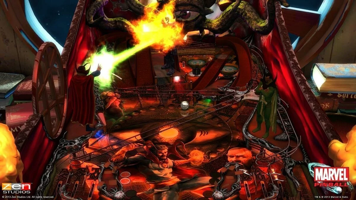Скриншоты из Marvel Pinball