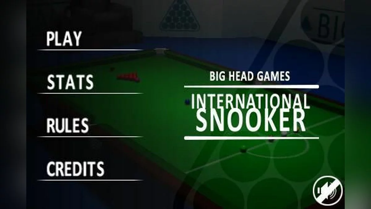 Скриншоты из International Snooker
