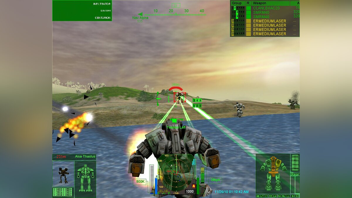 В MechWarrior 4: Mercenaries нет звука