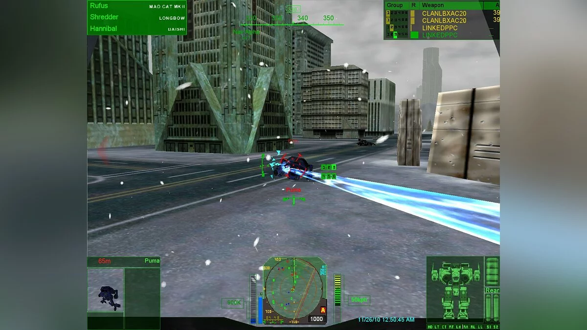 Скриншоты из MechWarrior 4: Mercenaries