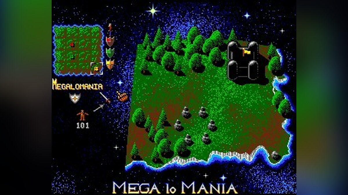 Mega lo mania. Megalomania игра. Megalomania сега. Мегаломания игра на андроид. Megalomania Sega обложка.