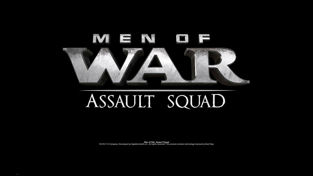 Men of War: Assault Squad черный экран