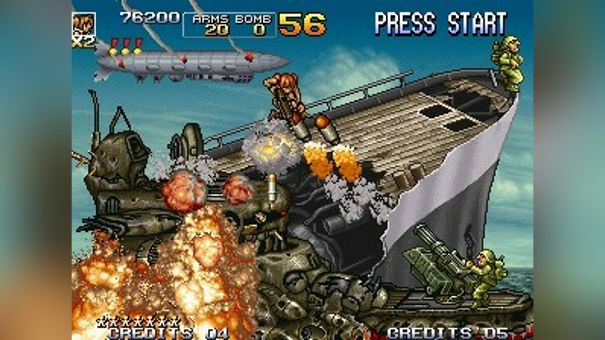 Metal slug 4. Игровой автомат Metal Slug 4. Метал слаг 4.