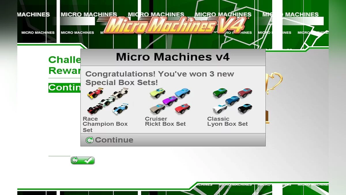 Скриншоты из Micro Machines V4