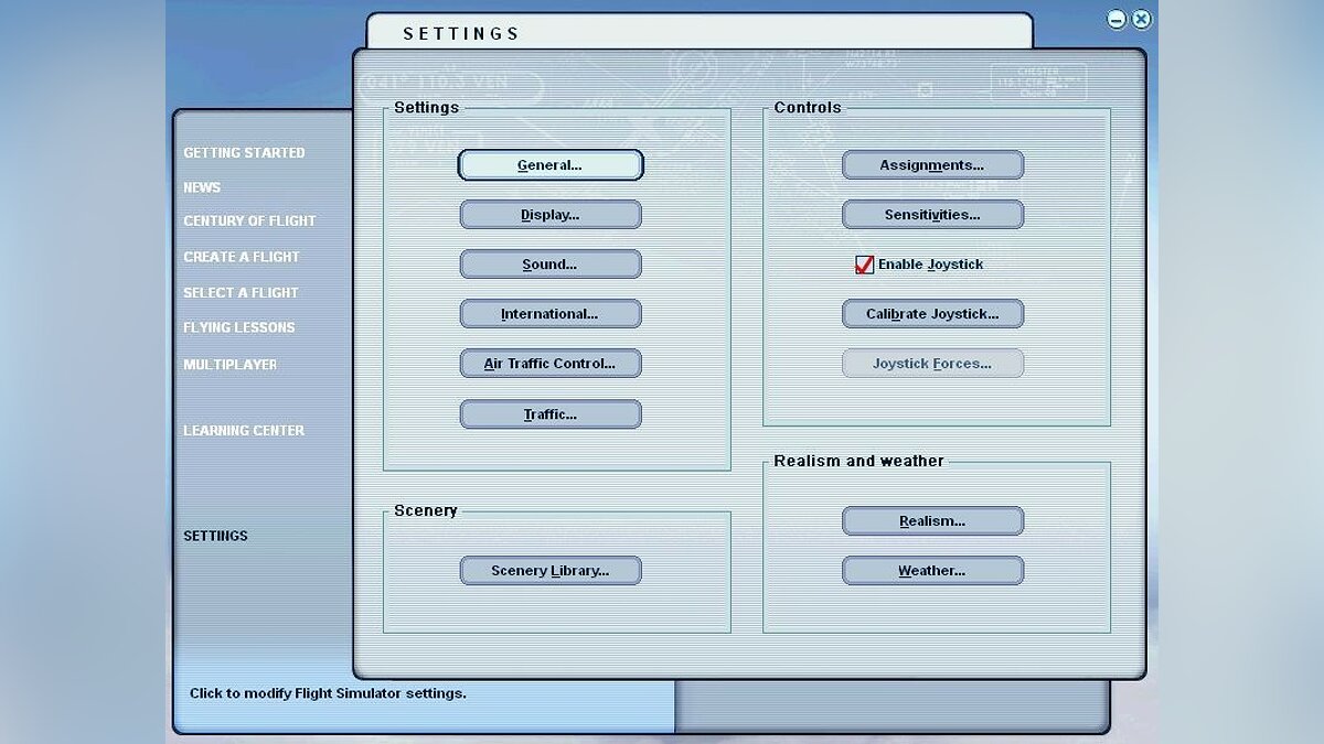 Начать управление. FSX управление джойстиком. FSX настройка управления. Симулятор настройки сети. Настройка джойстика в FSX.