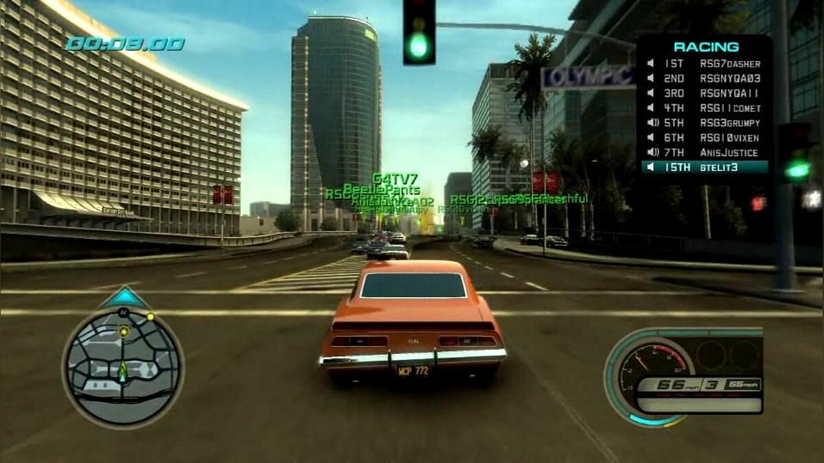 Midnight club los angeles карта