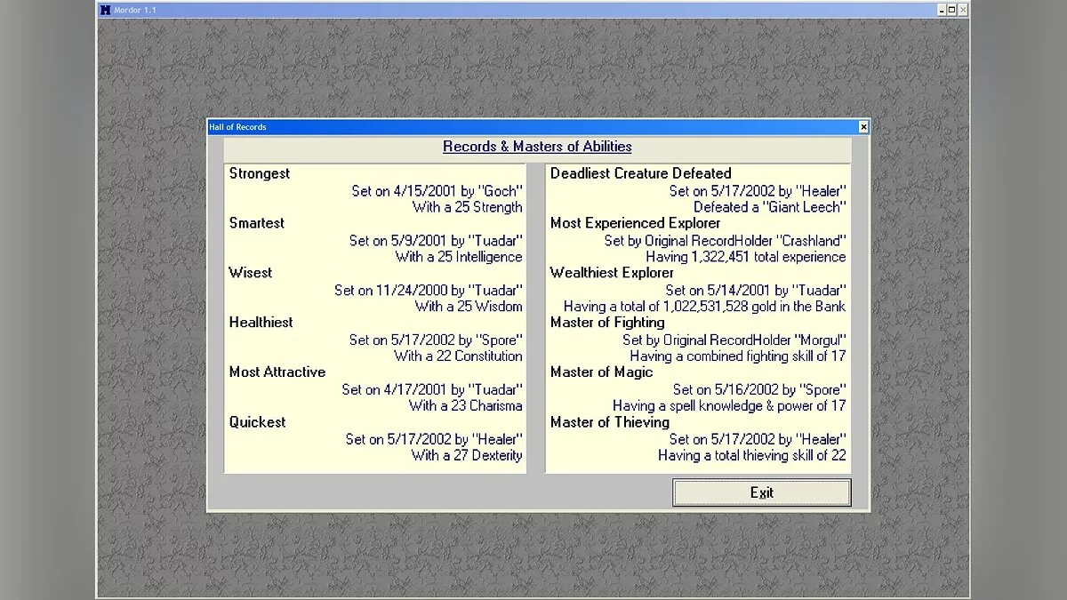 Скриншоты из Mordor: The Depths of Dejenol
