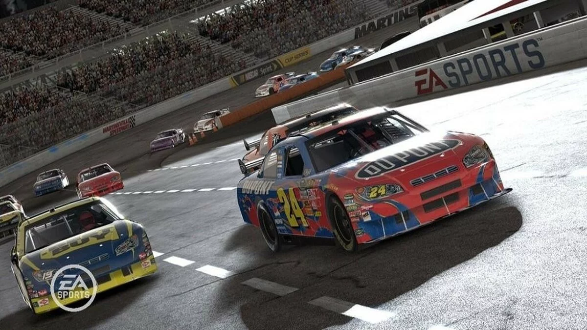 Скриншоты из NASCAR 09