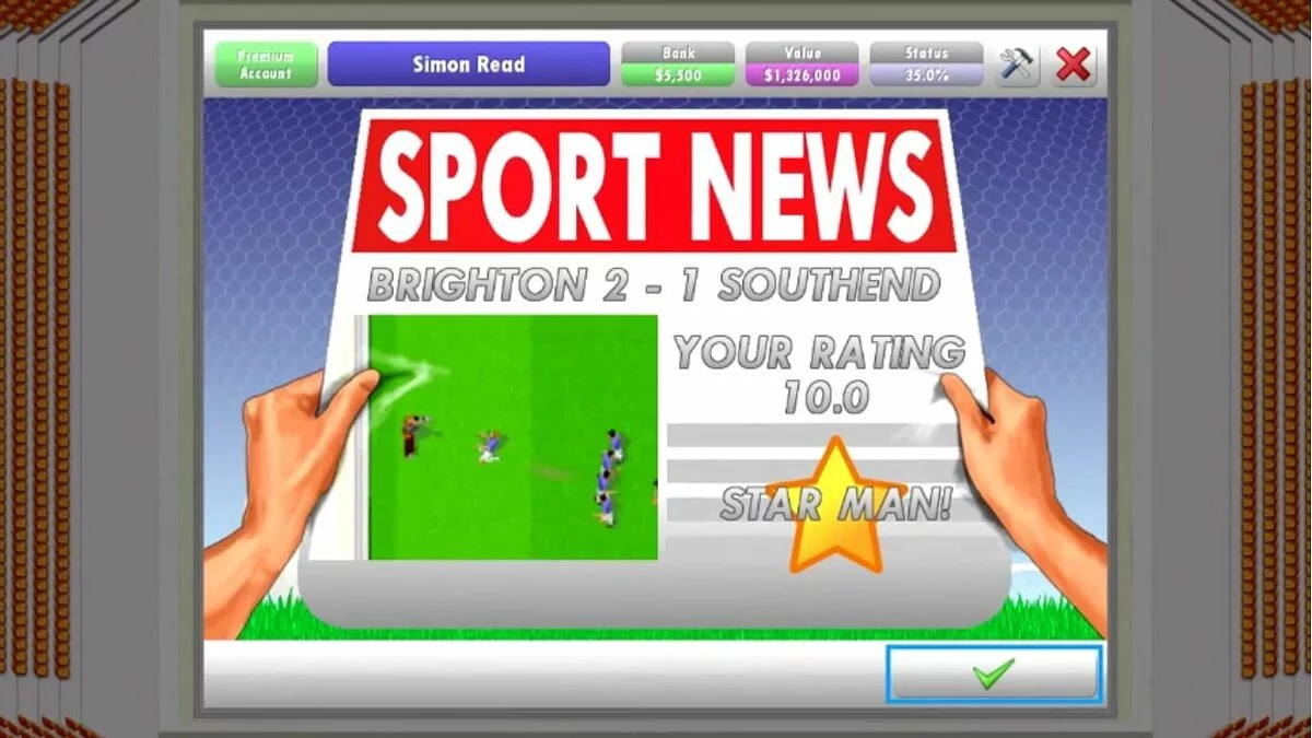 Скриншоты из New Star Soccer 5 / Картинка 8