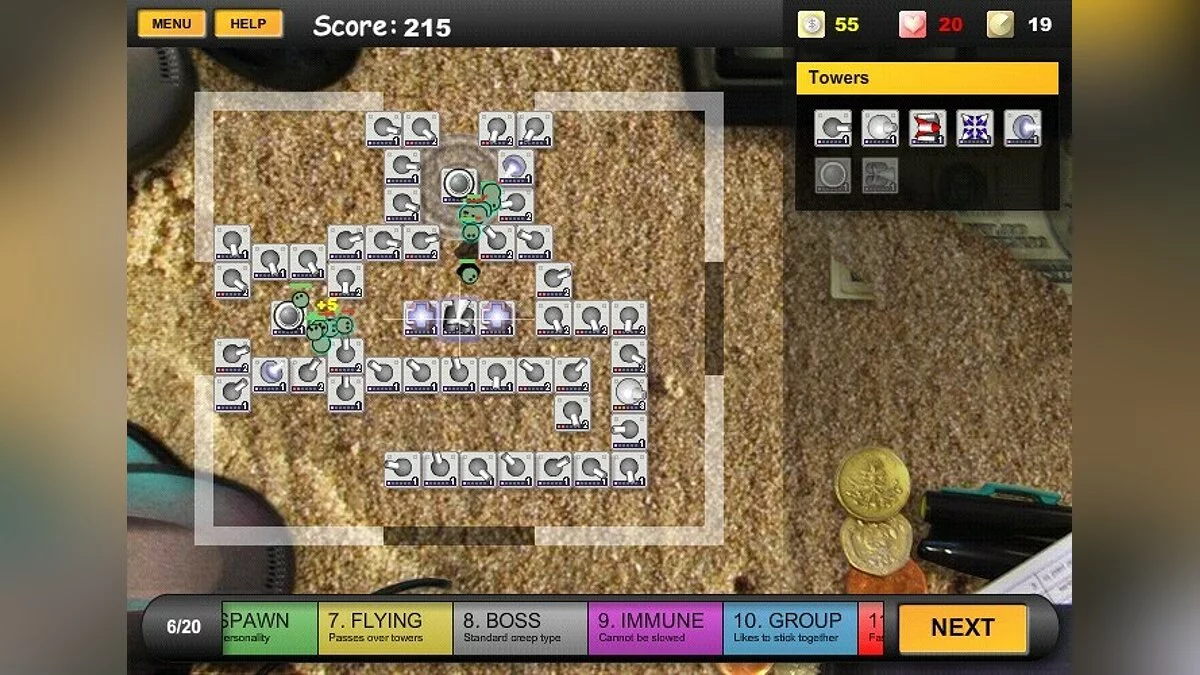 Скриншоты из Desktop Tower Defense