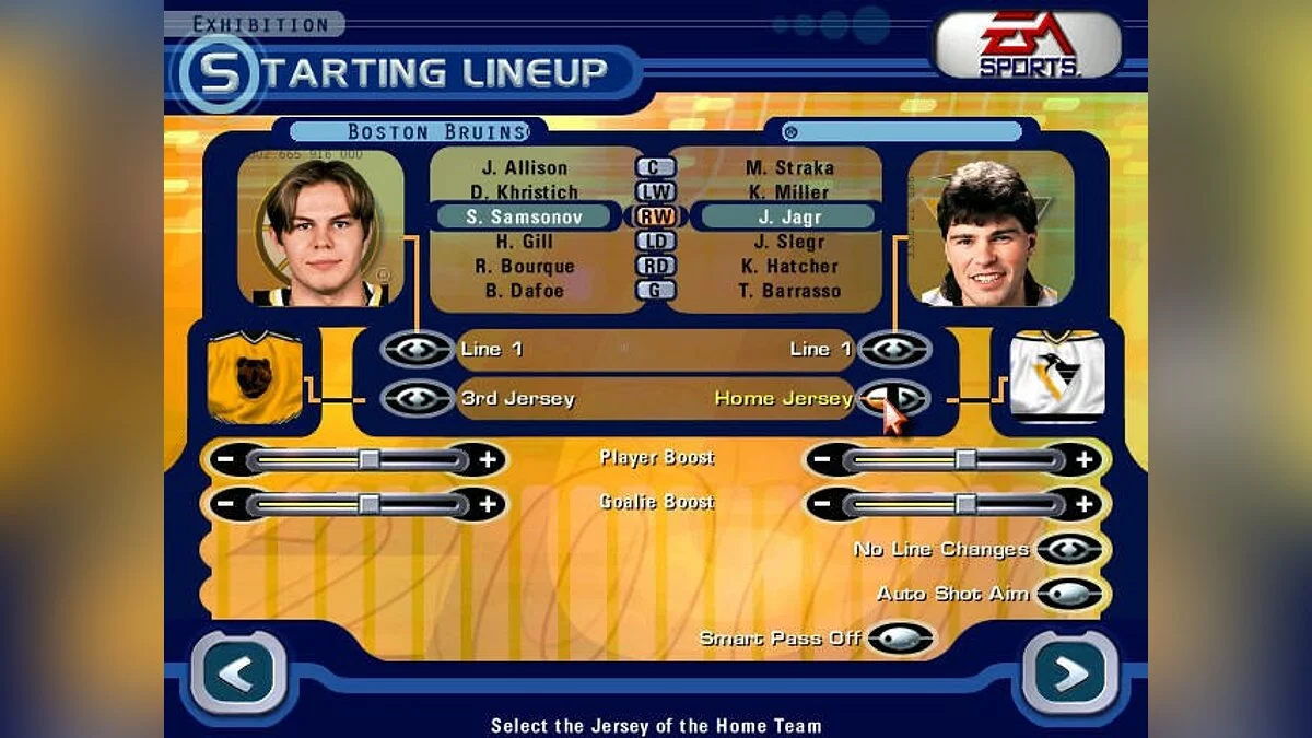 Скриншоты из NHL 2000 (1999) / Картинка 8