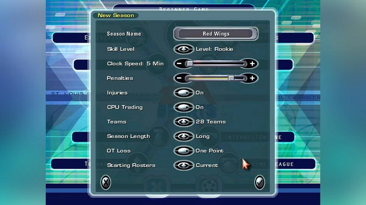 Скриншоты из NHL 2000 (1999) / Картинка 24