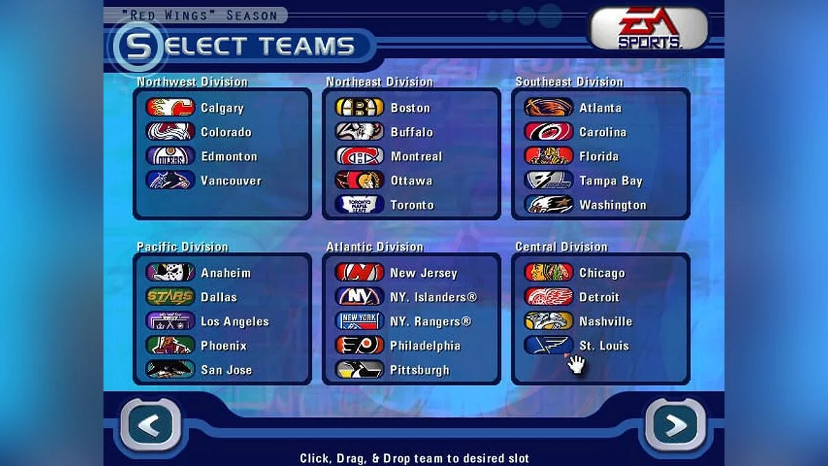 Скриншоты из NHL 2000 (1999) / Картинка 25