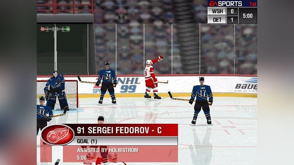 Скриншоты из NHL 99