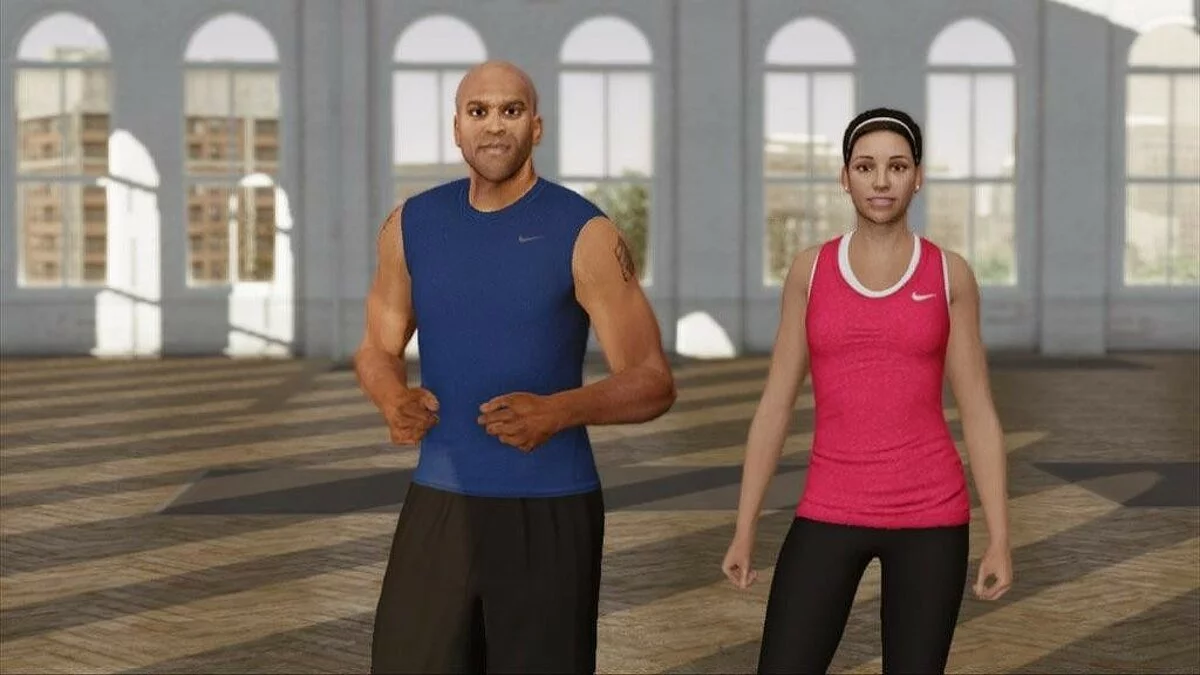 Скриншоты из Nike+ Kinect Training