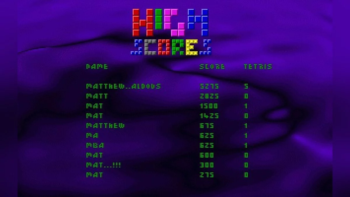 Скриншоты из Novalight Tetris