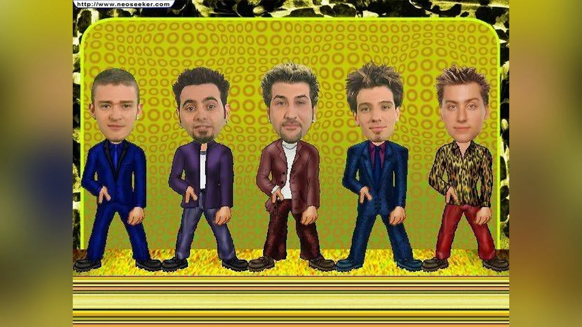 Скриншоты из *NSYNC Hotline Phone and Fantasy CD-Rom Game