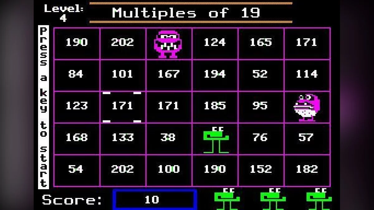 Скриншоты из Number Munchers