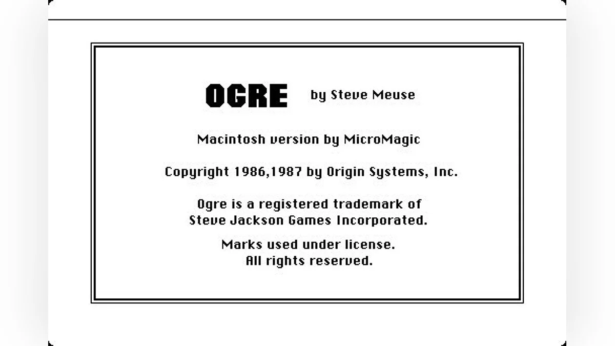 Скриншоты из Ogre (1986) / Картинка 39