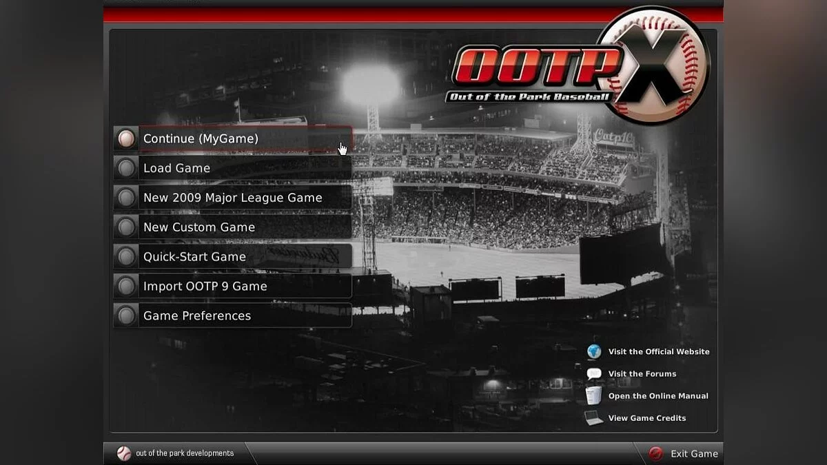 Скриншоты из Out of the Park Baseball 10