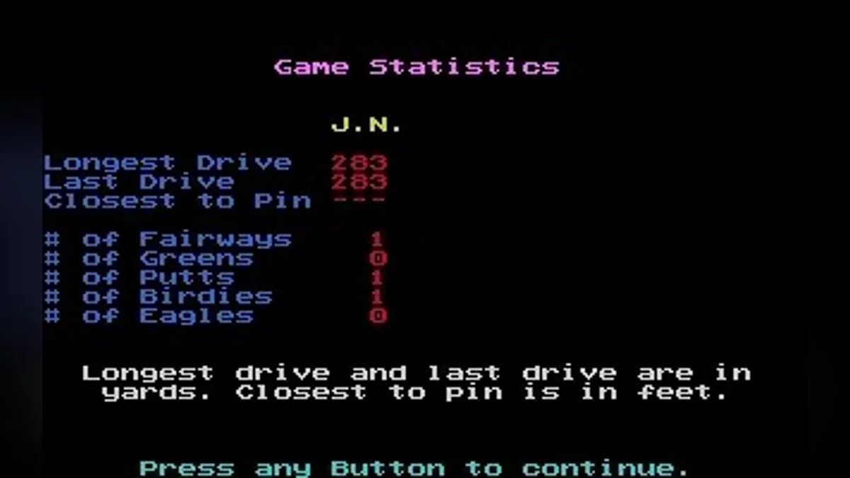 Скриншоты из Jack Nicklaus' Greatest 18 Holes of Major Championship Golf