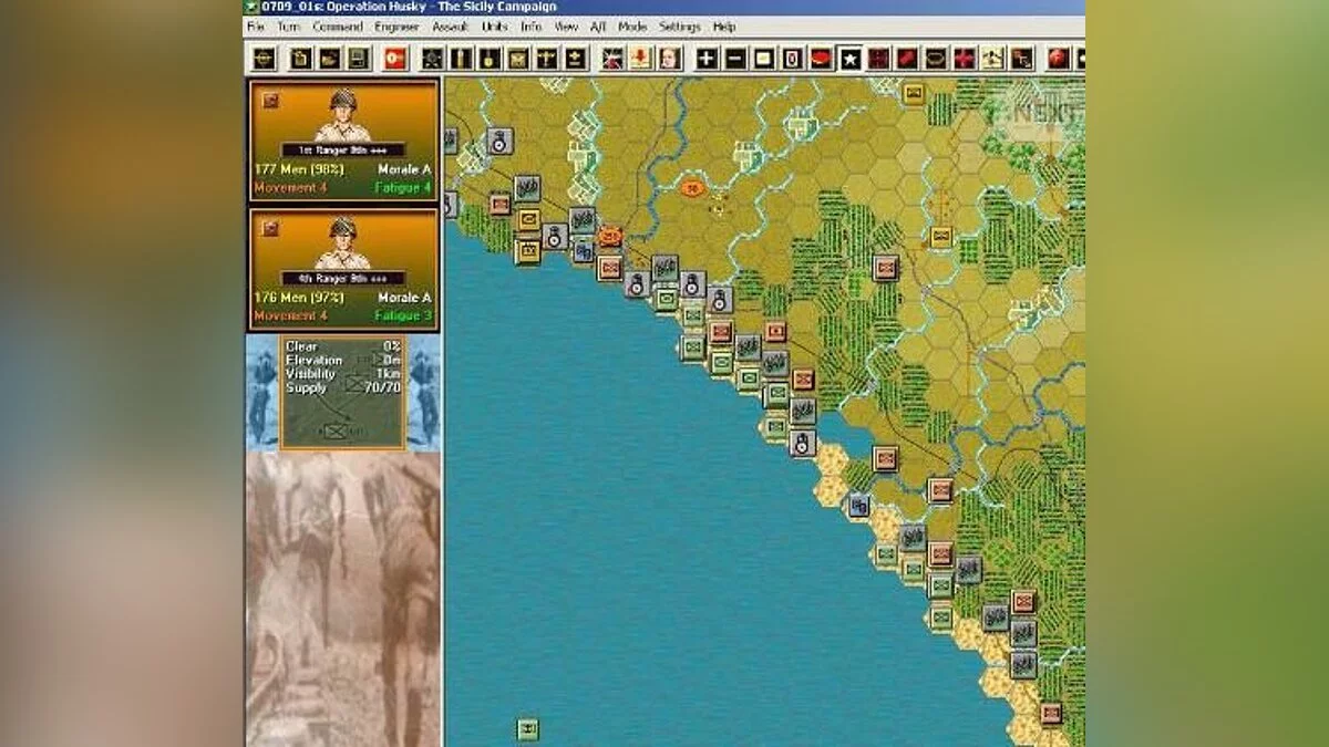Скриншоты из Panzer Campaigns 8: Sicily '43