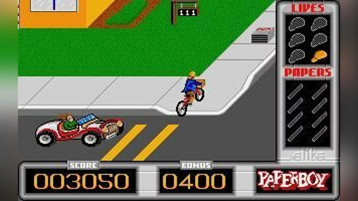 Скриншоты из Paperboy
