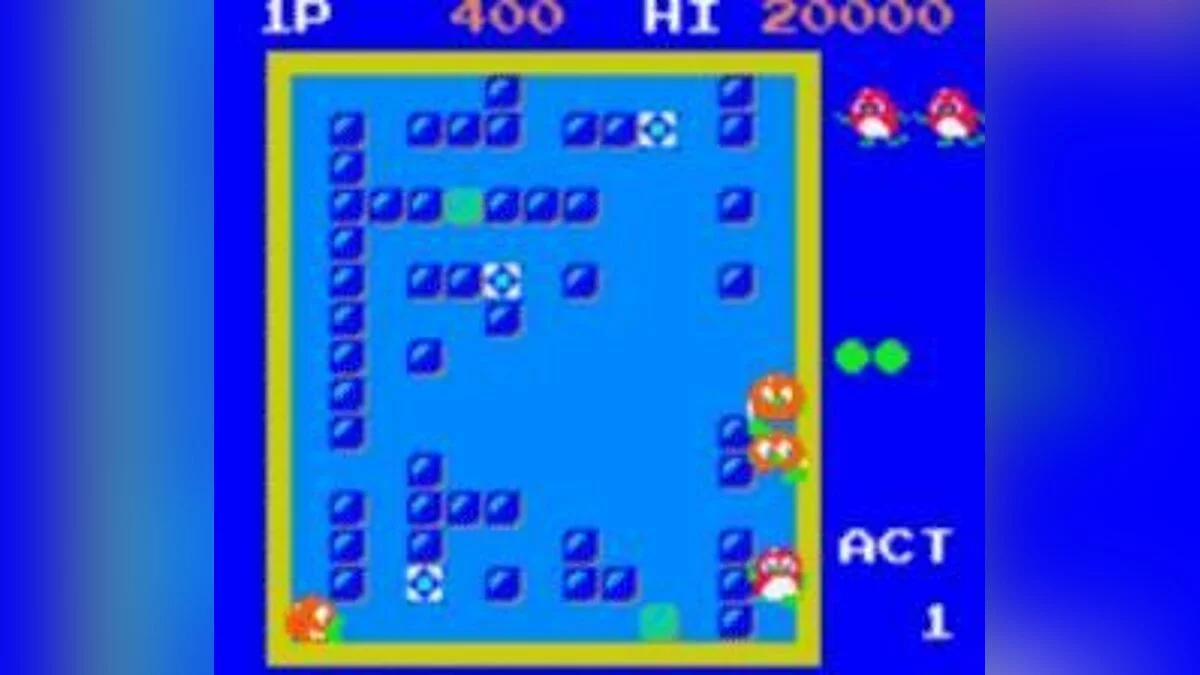 Скриншоты из Pengo