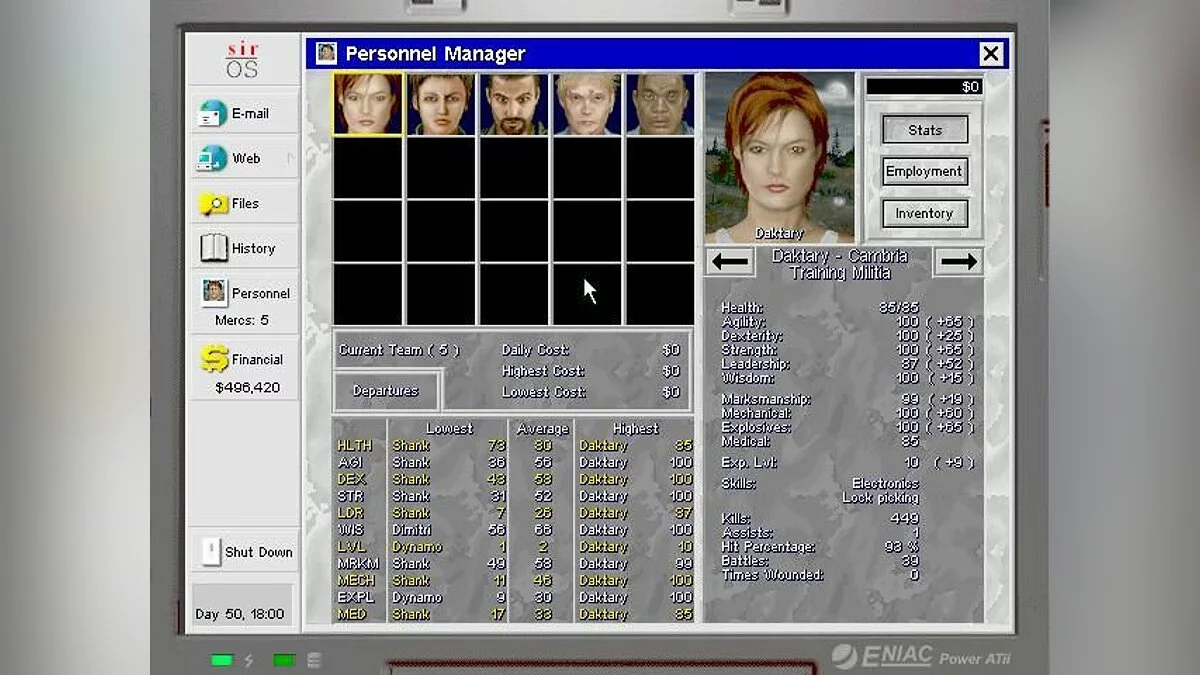 Скриншоты из Jagged Alliance 2