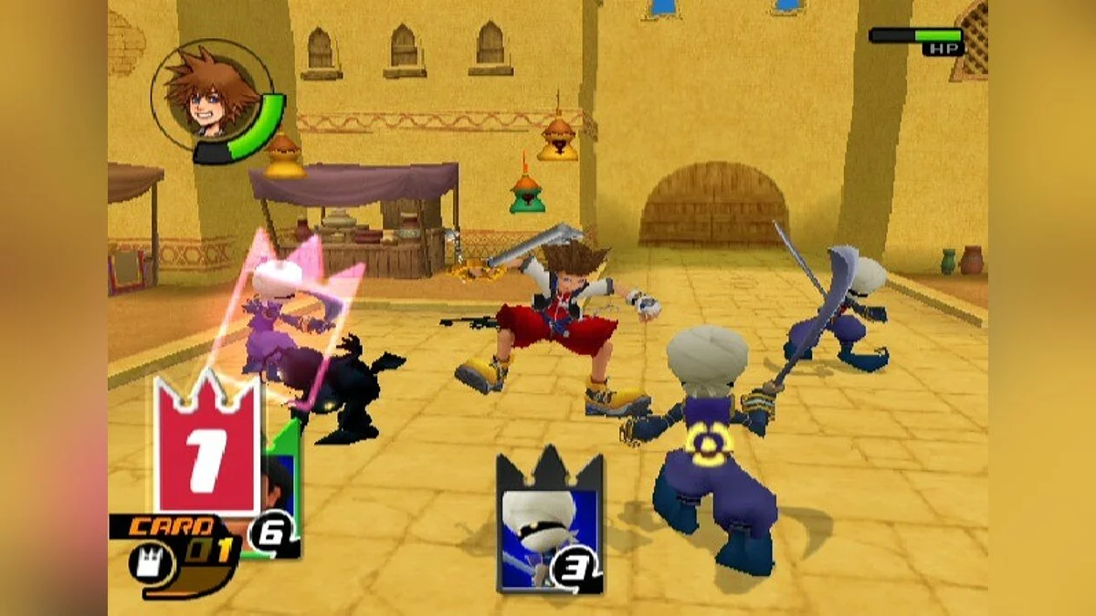 Скриншоты из Kingdom Hearts Re:Chain of Memories