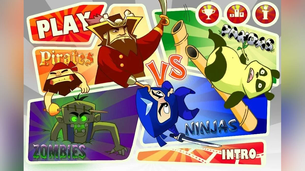 Скриншоты из Pirates vs. Ninjas vs. Zombies vs. Pandas / Картинка 7
