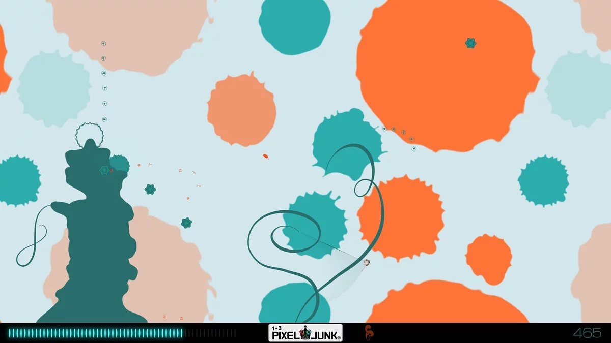 Скриншоты из PixelJunk Eden