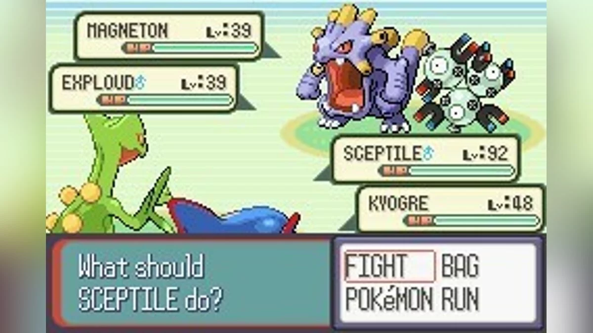 Скриншоты из PokГ©mon Ruby/Sapphire