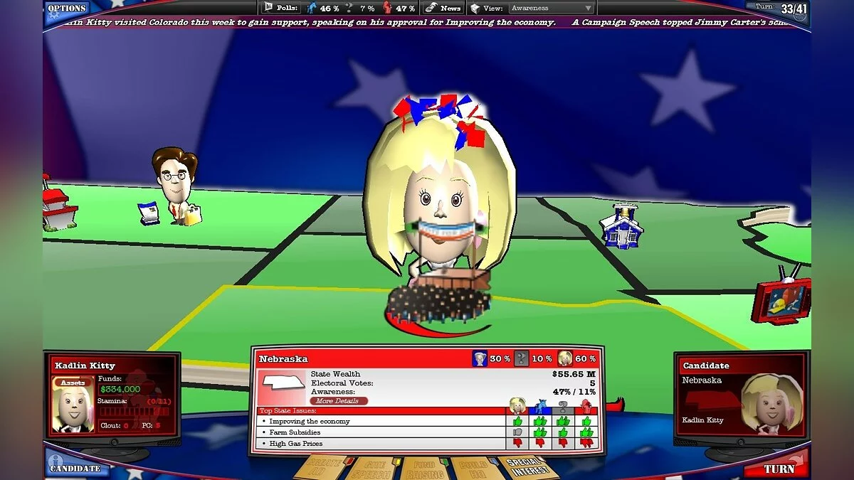Скриншоты из Political Machine 2008