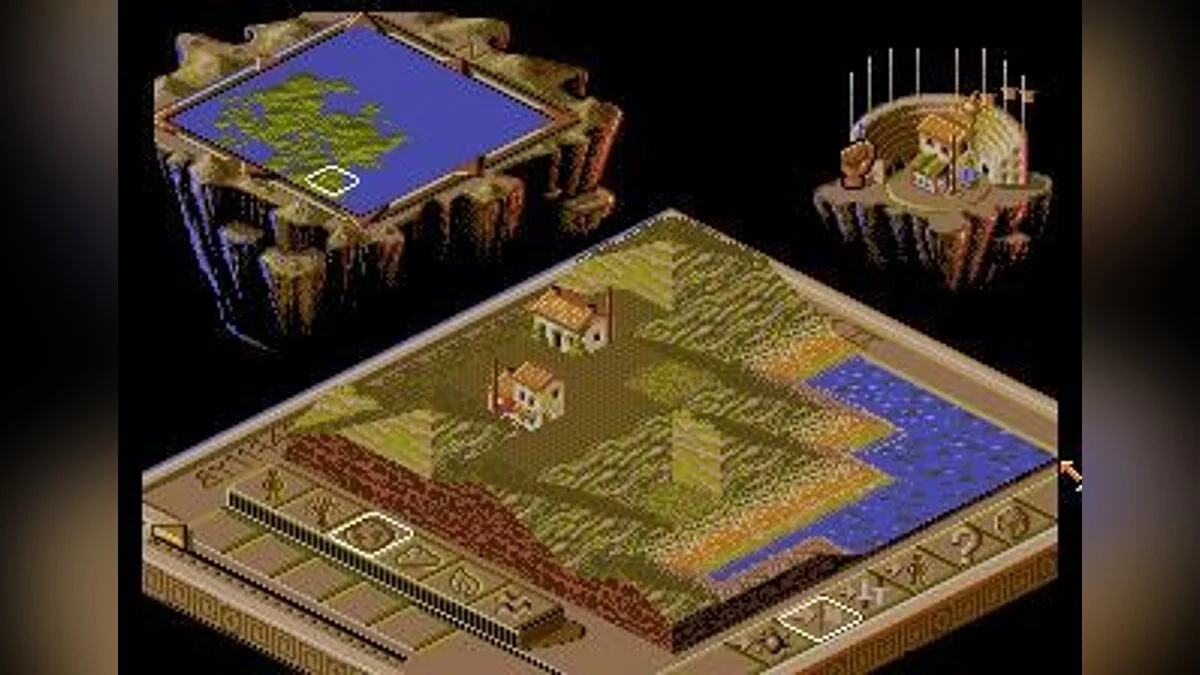 Скриншоты из Populous 2: Trials of the Olympian Gods