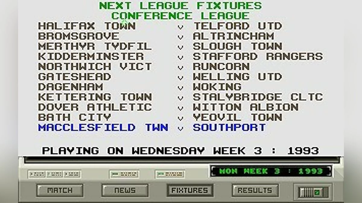 Скриншоты из Premier Manager 2