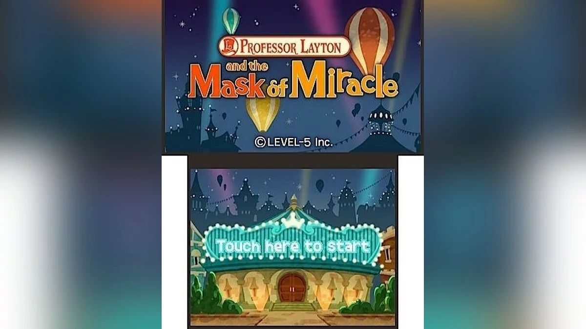 Скриншоты из Professor Layton and the Miracle Mask