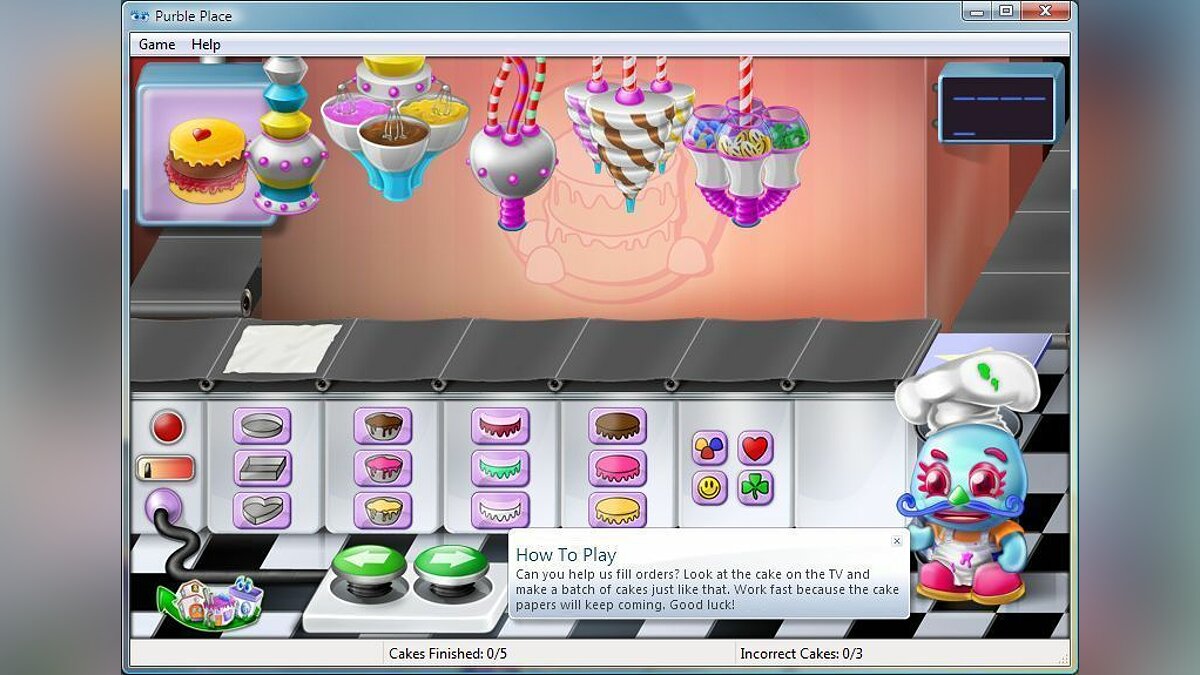 Скриншоты Purble Place (Hearts) - всего 39 картинок из игры