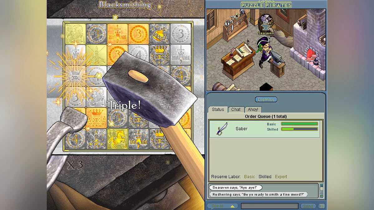 Скриншоты из Puzzle Pirates