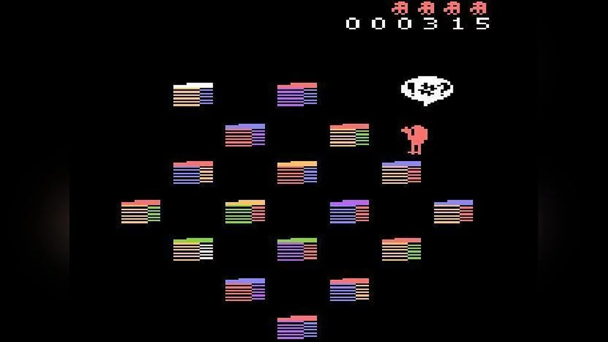 Скриншоты из Q*Bert's Qubes