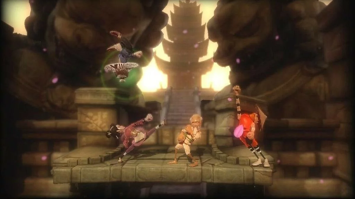 Скриншоты из Rag Doll Kung Fu: Fists of Plastic