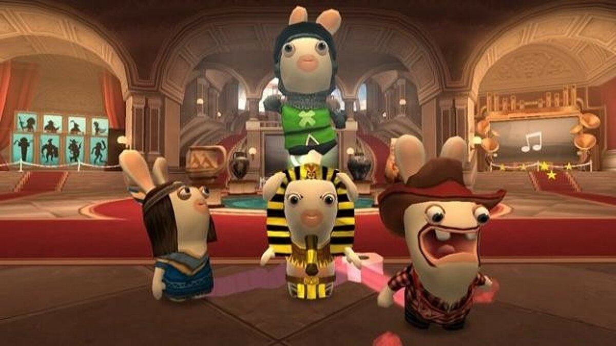 Raving Rabbids: Travel in Time - что это за игра, трейлер, системные  требования, отзывы и оценки, цены и скидки, гайды и прохождение, похожие  игры Rabbids Travel in Time 3D