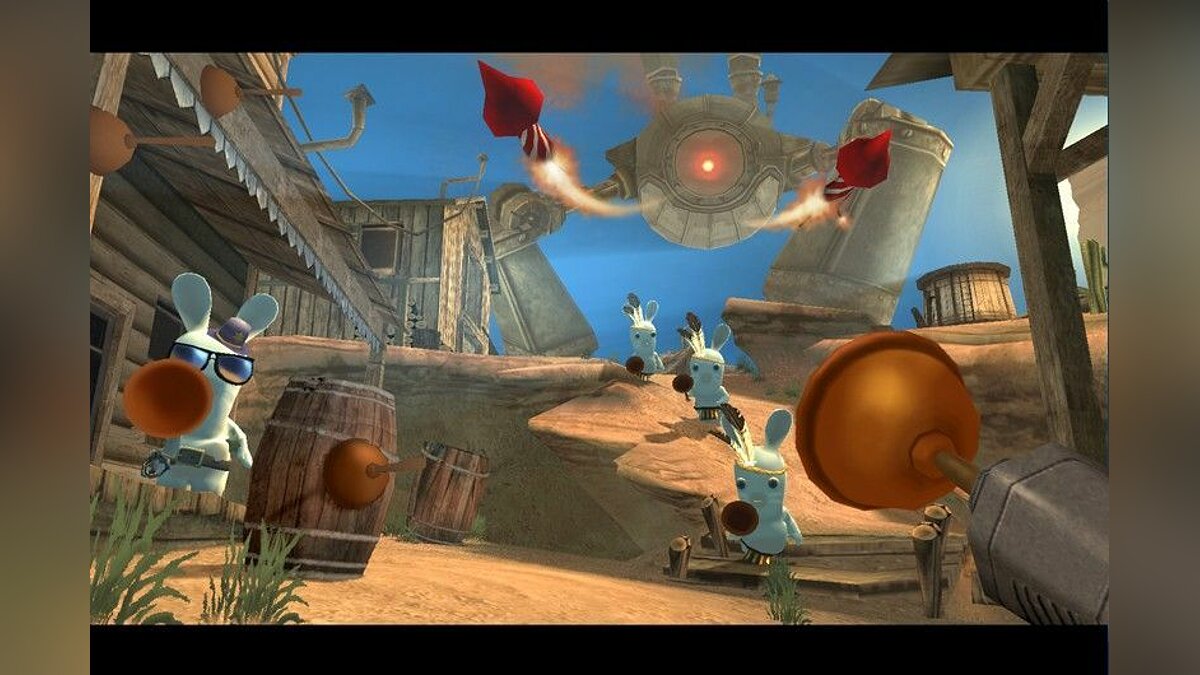 Rayman Raving Rabbids вылетает