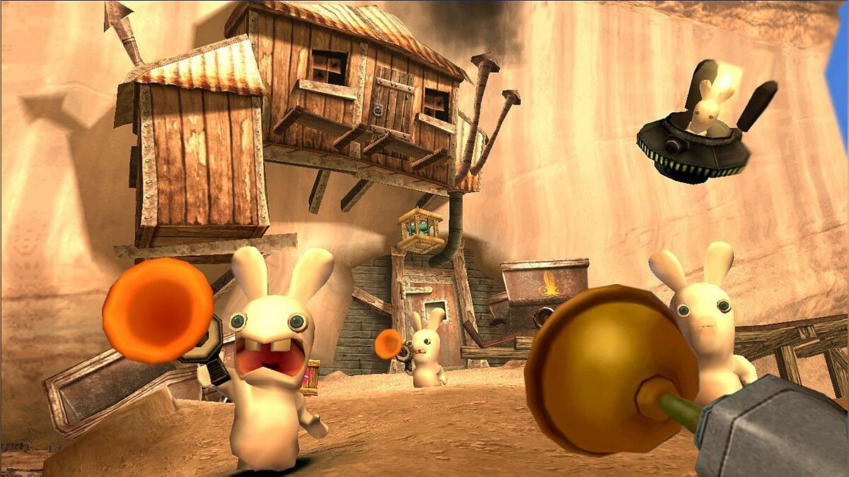 Rayman Raving Rabbids - что это за игра, трейлер, системные требования,  отзывы и оценки, цены и скидки, гайды и прохождение, похожие игры RRR