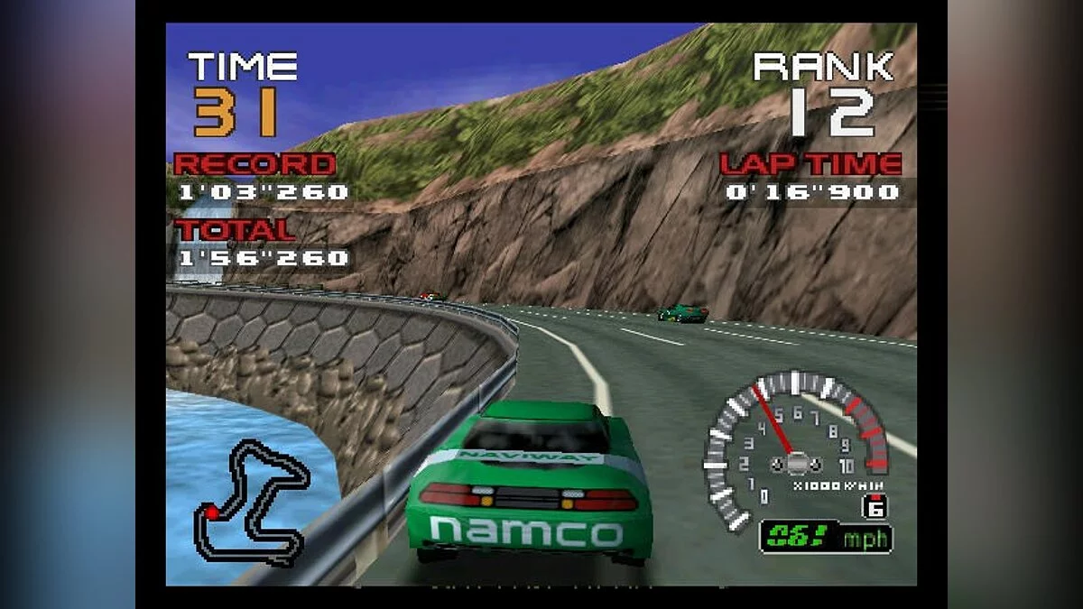 Скриншоты из Ridge Racer 64