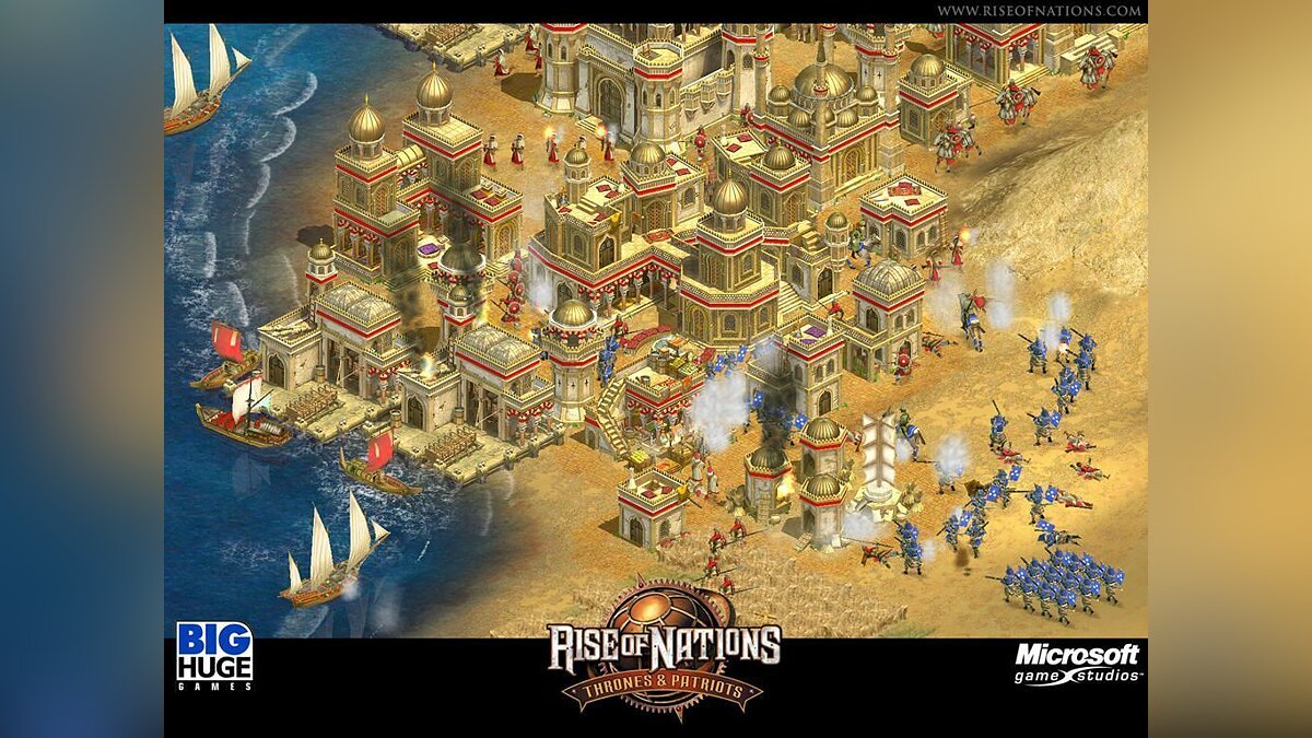 Скриншоты Rise of Nations: Thrones & Patriots (RON: T&P) - всего 89  картинок из игры