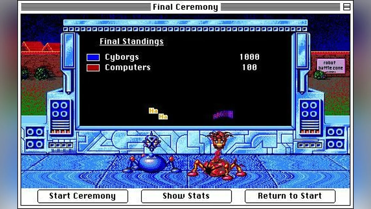 Скриншоты из RoboSport