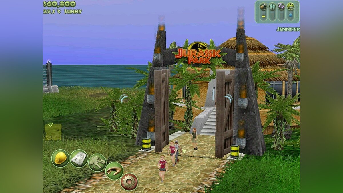 Jurassic game. Парк Юрского периода игра 2003. Джурасик парк игра. Парк Юрского периода игра парк. Парк Юрского периода операция Генезис.