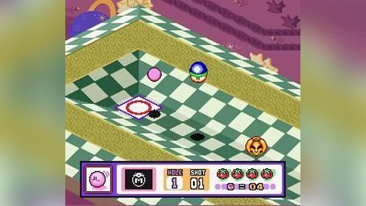 Скриншоты из Kirby's Dream Course