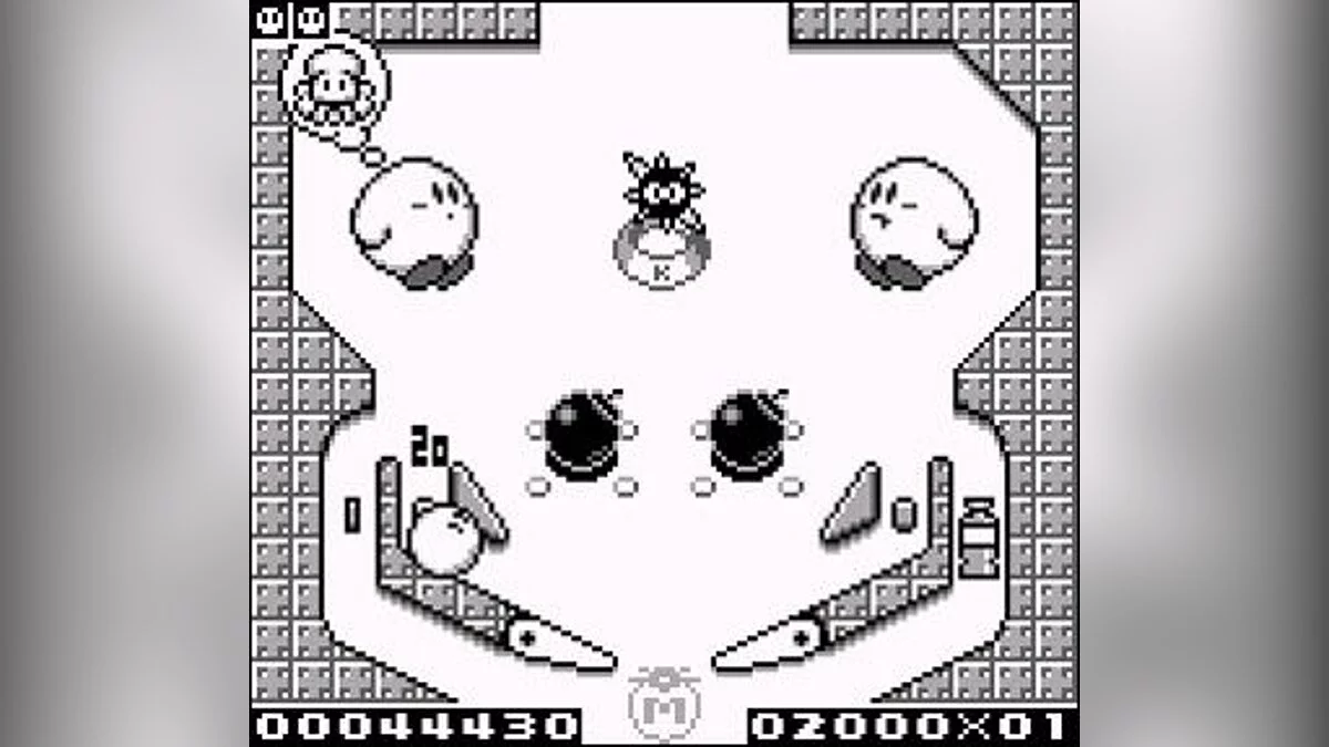 Скриншоты из Kirby's Pinball Land